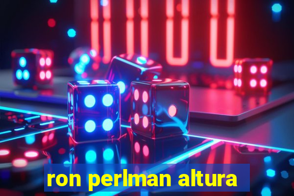 ron perlman altura